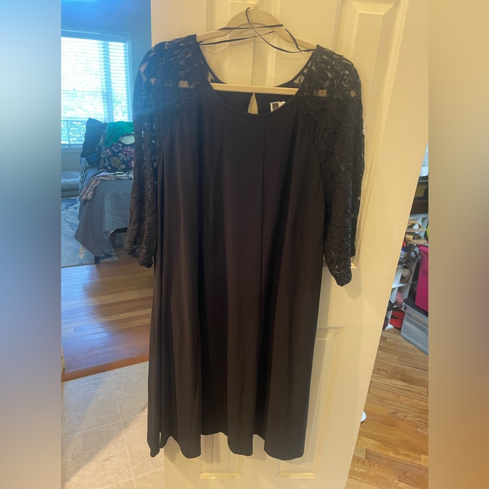 Julian Taylor Black Lace Dress